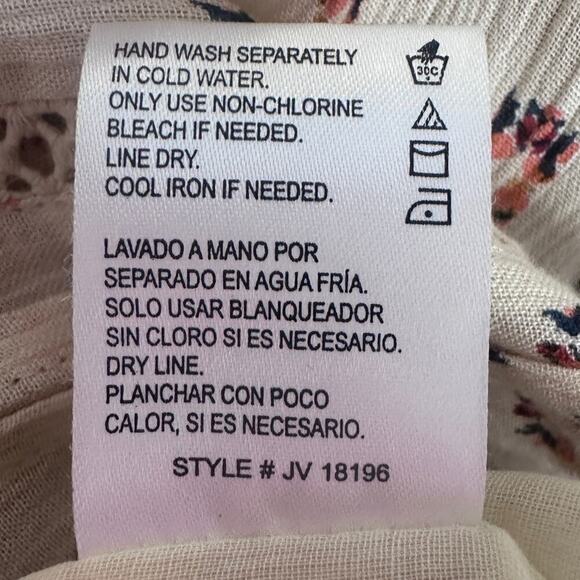 Altar'd State Sahara Dress S Boho Wide Sleeve Printed Multicolor Knee Length EUC - Picture 9 of 9